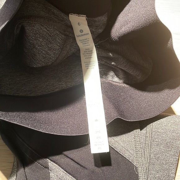 Lululemon Box It Out Tight 6 Heathered Black - Picture 9 of 9